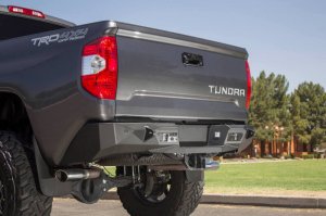 Toyota Tundra Bumper - Rear - Addictive Desert Designs - Stealth Fighter - Hammer Black - `14-`27